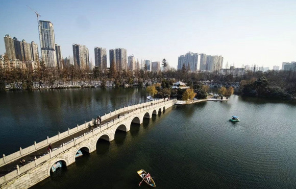 合肥市逍遙津、杏花公園水環境治理工程順利通過竣工驗收